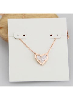 European And American Jewelry Love-shaped Peach Heart Short Necklace Clavicle Chain
