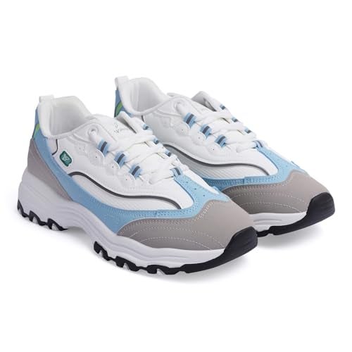 YOHO Chonks Women’s Sporty Comfortable Chunky Sneakers | Light Blue - UK 6 - Image 1