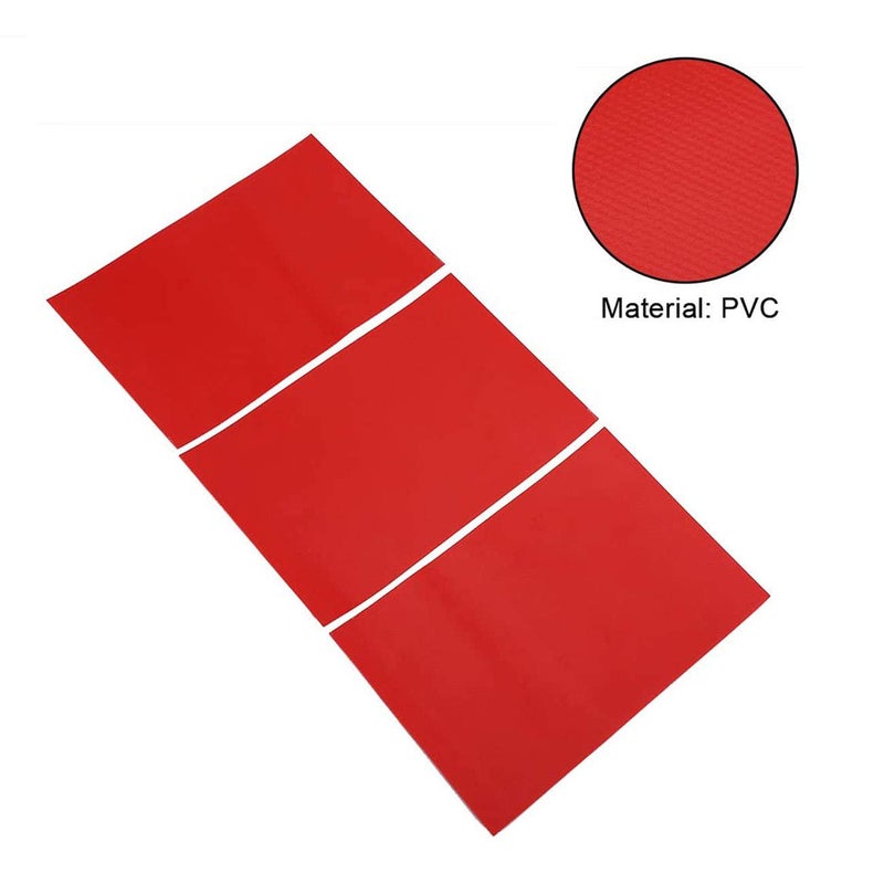 YIPINER مجموعة إصلاح القوارب YIPINER 6 قطع مع مجموعة رقع PVC لزوارق الكاياك القابلة للنفخ (رمادي) - Image 4