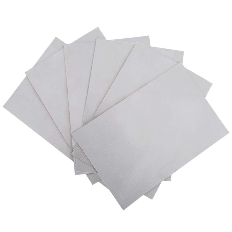 YIPINER مجموعة إصلاح القوارب YIPINER 6 قطع مع مجموعة رقع PVC لزوارق الكاياك القابلة للنفخ (رمادي) - Image 2