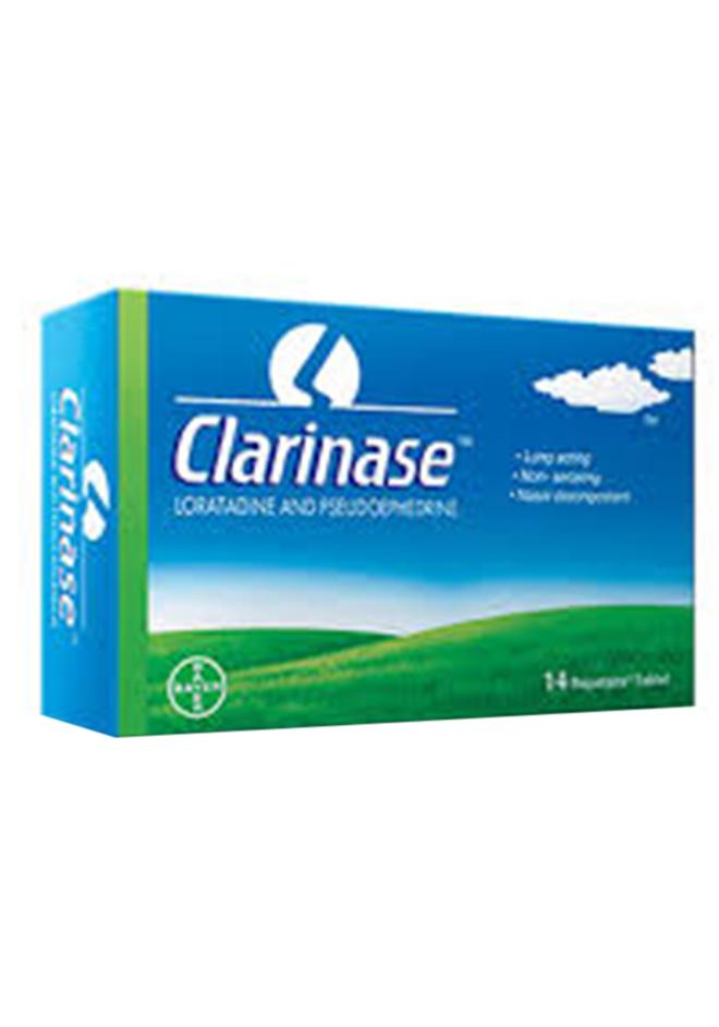 BAYER Clarinase Tablets for Allegy and Cold 14s