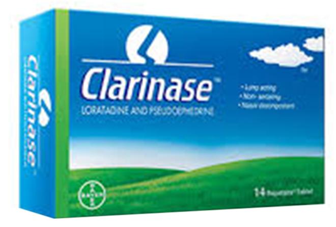 Clarinase Tablets for Allegy and Cold 14s