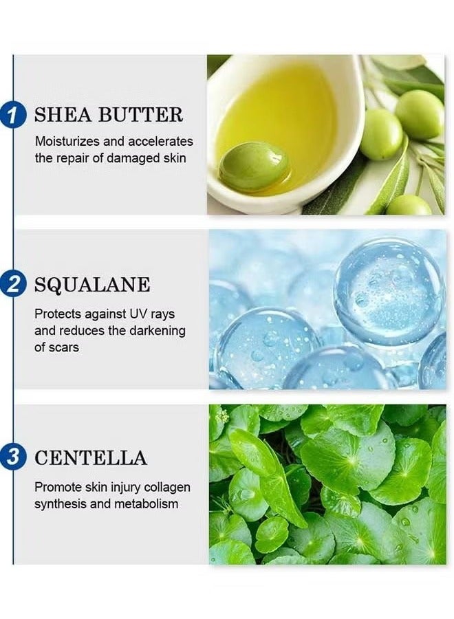 MOOYAM Scar Removal Cream, Skin Repairing Cream Fade Scars/Stretch Marks/Acne Treatment, Improve Scar Skin, Deeply Moisturizes Skin  - Image 3