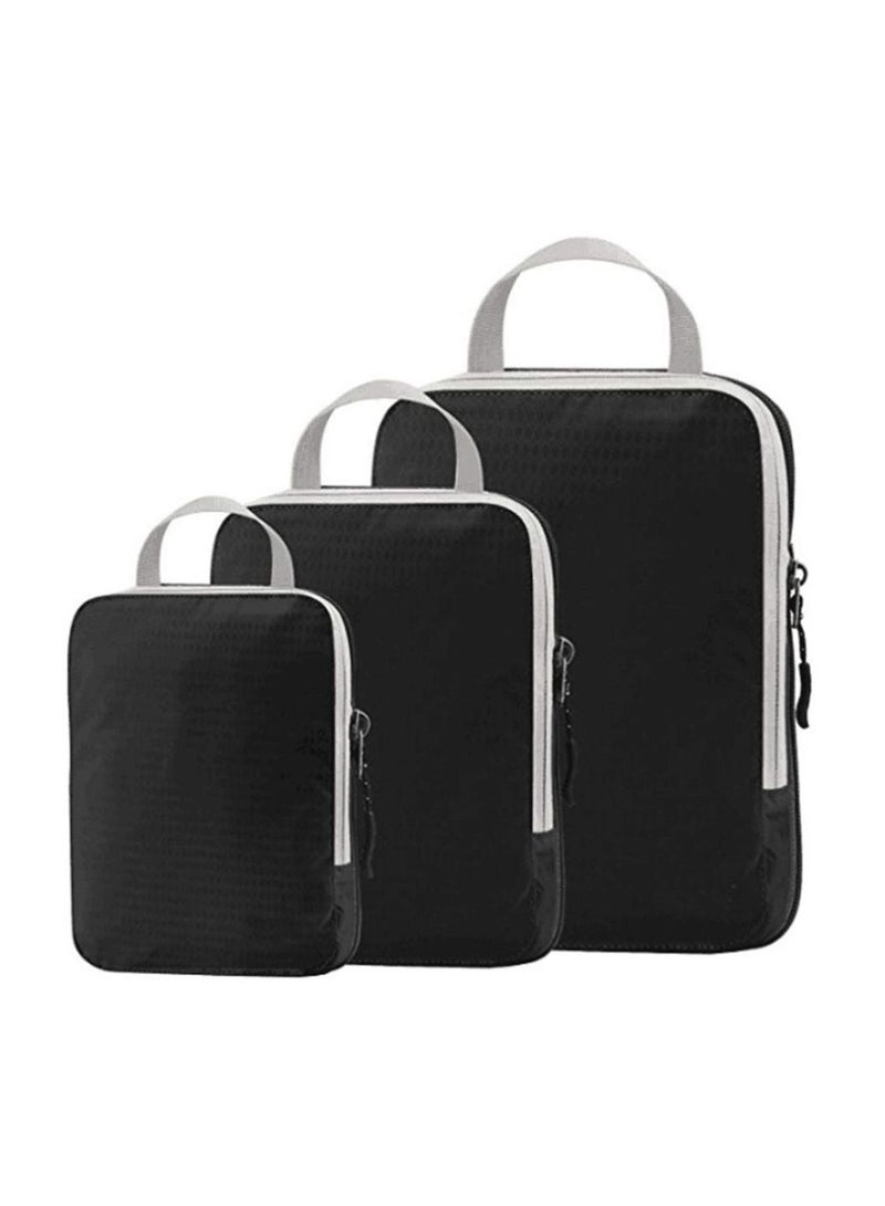 Travel Packing Cubes - 3 Piece Set Luggage Packing Organizers and Compression Packing Cube System for Travel Organize Your Clothes Suitcase or Carry-On  - Image 5