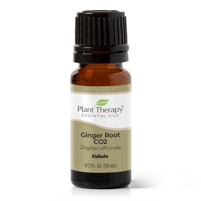 زيت الزنجبيل CO2 العطري 100% نقي، غير مخفف، طبيعي للعلاج بالروائح، زيت الزنجبيل للناشر، البشرة والتدليك والشعر، درجة علاجية 10 مل (1/3 أونصة)