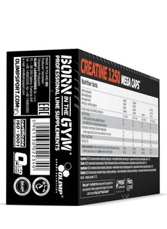 Olimp Creatine 1250 Mega Caps 120 Capsules  - Image 4