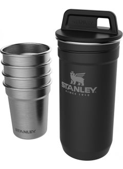 Stan Adv Nest Shot Gl St M.Black Eu Black Unisex Camping Kitchen Products 10-01705-036