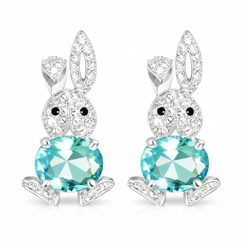 Novearring Easter Earrings Basket Stuffers Easter Jewelry Outfit Women Sparkly Bunny Stuff Jewelry Ear Jacket Earrings Gifts for Adults - Image 1