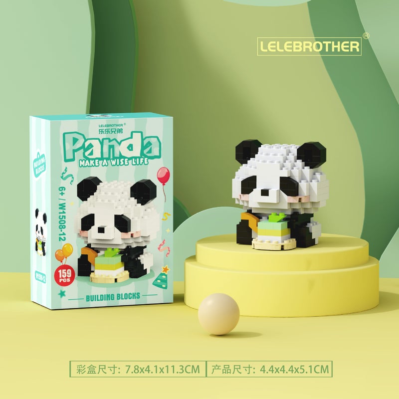 LELE BROTHER Compatible LEGO Micro-Brick Children's Building Blocks Cartoon Figure Educational Toy Display Blind Box Gift Wholesale