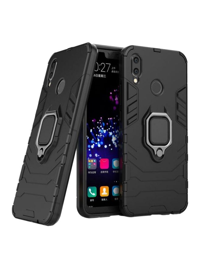 Protective Case Cover With Car Mount Magnet For Huawei Nova 3i Black