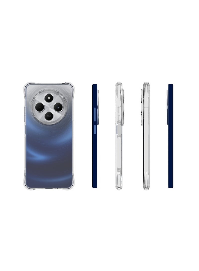 vesus For Redmi 14C 4G Shockproof Non-slip Thickening TPU Phone Case(Transparent) - Image 2
