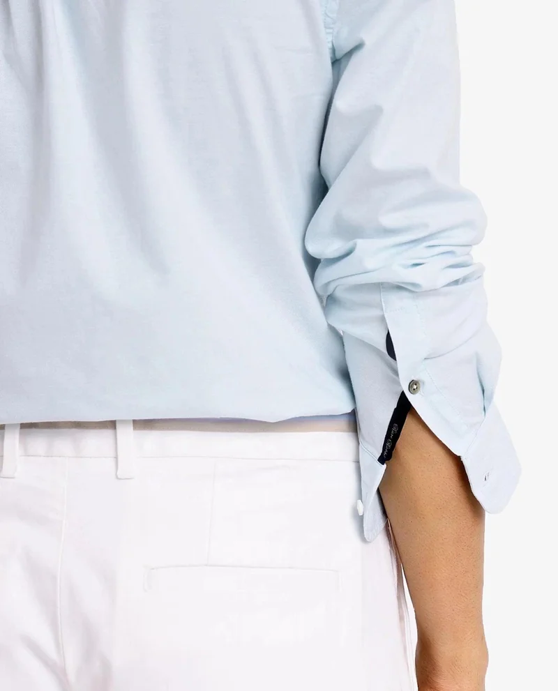 Rare Rabbit Men's Plain Formal Shirt With Embroidered Logo