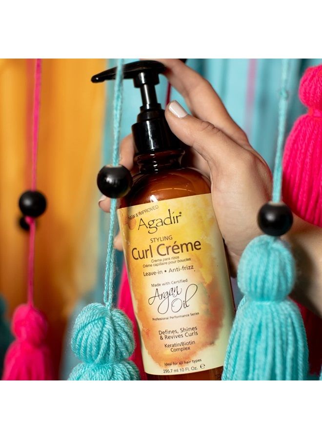 Agadir Styling Curl Creme, 10 Fl Oz - Image 1
