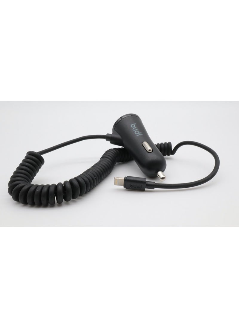 budi - Car Charger Madiu With Lightning Connector - Image 1