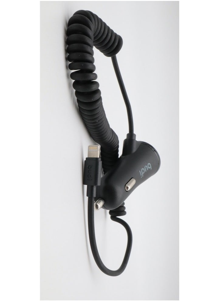 budi - Car Charger Madiu With Lightning Connector - Image 1