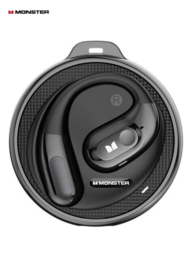 Monster Monster AC330 Bluetooth Earbuds – Open-Back Design, IPX5 Waterproof, 24-Hour Battery Life, Noise-Canceling, Low Latency for Sports and Outdoor Activities  - Image 2