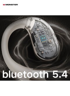 Monster Monster AC330 Bluetooth Earbuds – Open-Back Design, IPX5 Waterproof, 24-Hour Battery Life, Noise-Canceling, Low Latency for Sports and Outdoor Activities  - Image 5