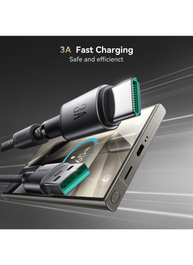 Generic - USB -A to Lightning 3 A  USB -A to Type -C 3 A - Image 1