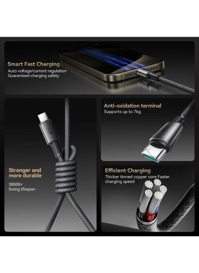 Generic - USB -A to Lightning 3 A  USB -A to Type -C 3 A - Image 1