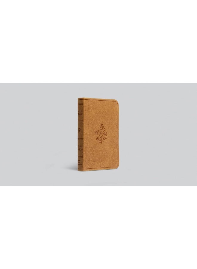 ESV Vest Pocket New Testament with Psalms and Proverbs (Trutone, Nubuck Caramel, Wildflower Design)  - Image 4