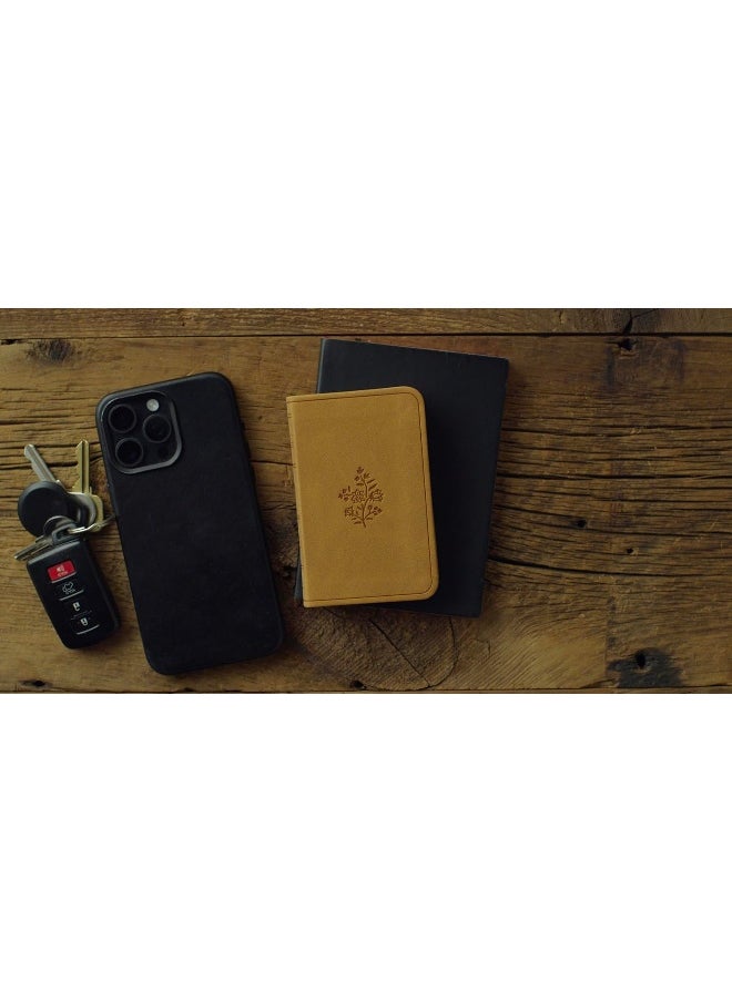 ESV Vest Pocket New Testament with Psalms and Proverbs (Trutone, Nubuck Caramel, Wildflower Design)  - Image 5