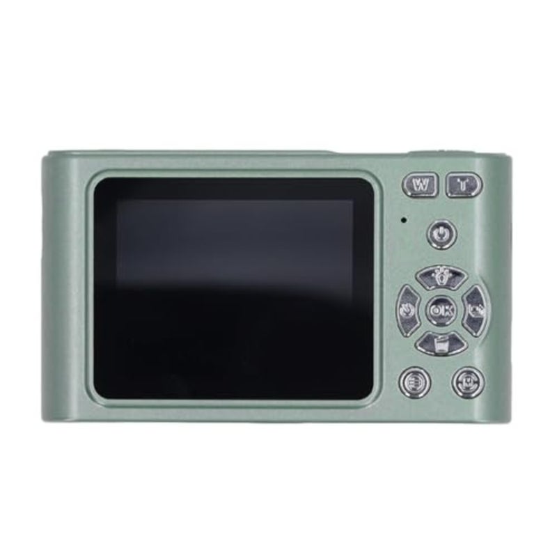Vlog Camera, Dual Cameras Digital Camera 16x Zoom 48MP for Home Green - Image 2