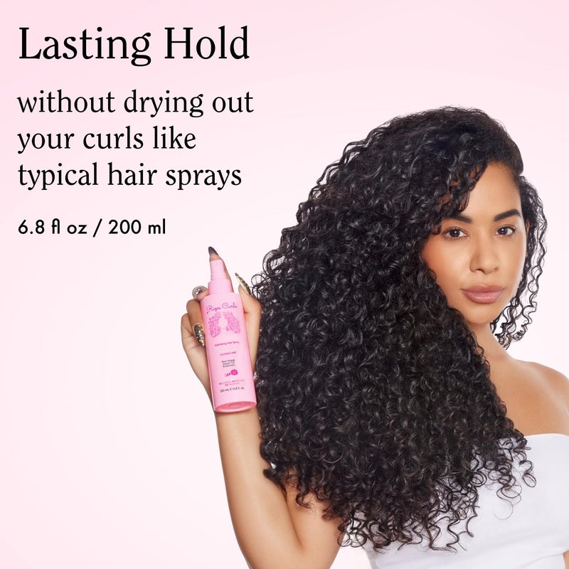 Rizos Curls Alcohol-Free Curl Hair Spray â€“ Flexible Hold, Volume & Frizz Control â€“ Adds Shine & Bounce for All Hair Types Wavy, Curly, Coily 1aâ€“4c â€“ Sulfate, Paraben & Alcohol-Free - Image 2
