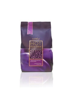 ItalWax Italwax Plum - 1kg / 2.2lb - Hard wax beads for hair removal - Natural formulation ideal for all skin type - Fruit aroma - Recommended for Bikini Area and Armpits 