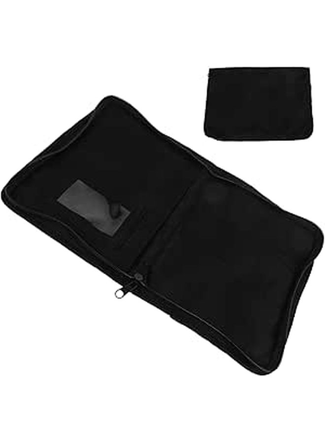 Car Visor Organizer Oxford Fabric Multi Pocket Document Holder For Vehicle Registration And Insurance Cards Black Car Interior Storage Bag For Glove Box And Paperwork Organization - Image 1