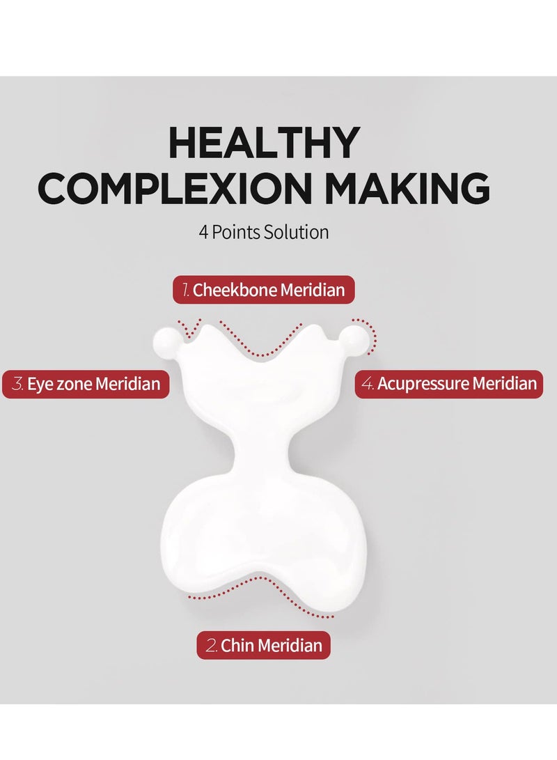 Excefore Gua Sha Massage Tool, Body Massage Tool, Ceramic Gua Sha, for Promotes Blood Flow Prevents Wrinkles Removes Toxins, Facial Massager - Image 5