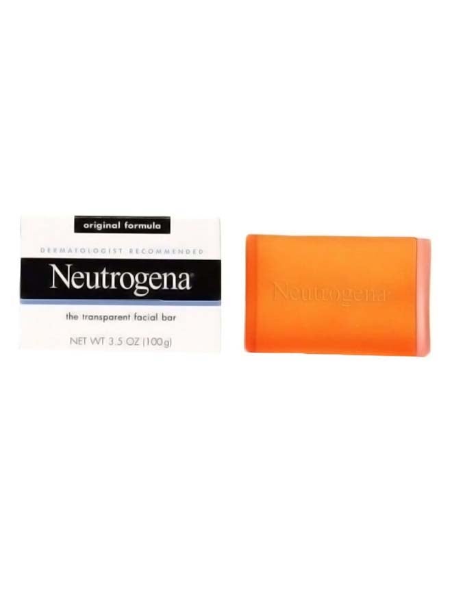Neutrogena Original Formula Face Cleansing Bar Orange 100grams - Image 1