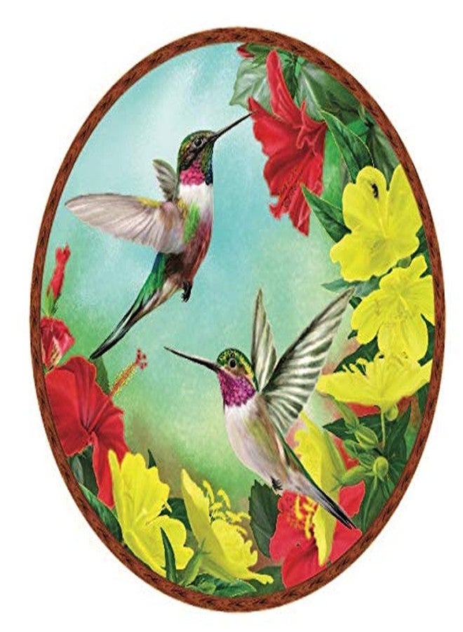 REAL ART Wall Hanging Ceramic Plates 7" (5 pcs Set) Multicolor (Design 6) - Image 5