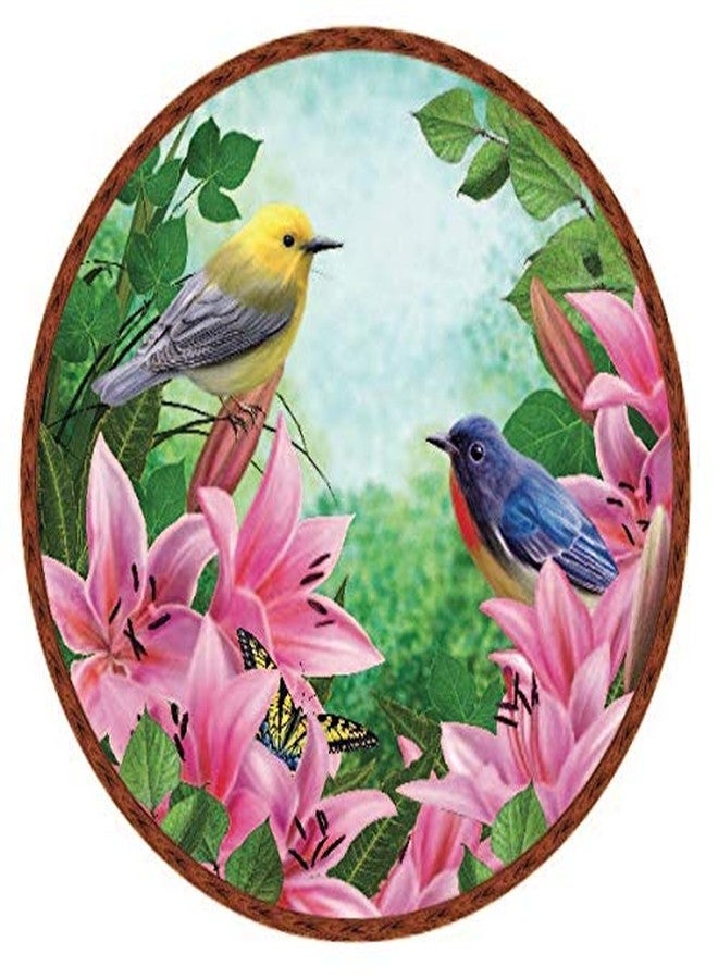 REAL ART Wall Hanging Ceramic Plates 7" (5 pcs Set) Multicolor (Design 6) - Image 2