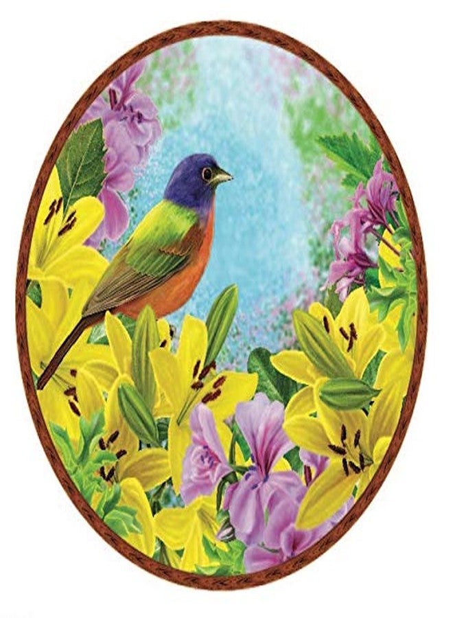 REAL ART Wall Hanging Ceramic Plates 7" (5 pcs Set) Multicolor (Design 6) - Image 4