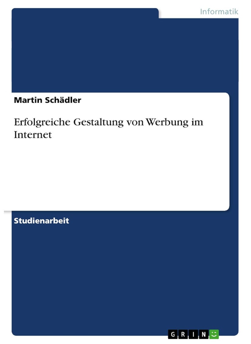 Erfolgreiche Gestaltung von Werbung im Internet 