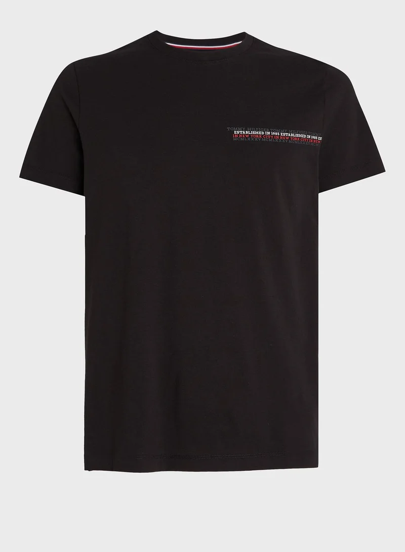 TOMMY HILFIGER Logo Crew Neck T-Shirt