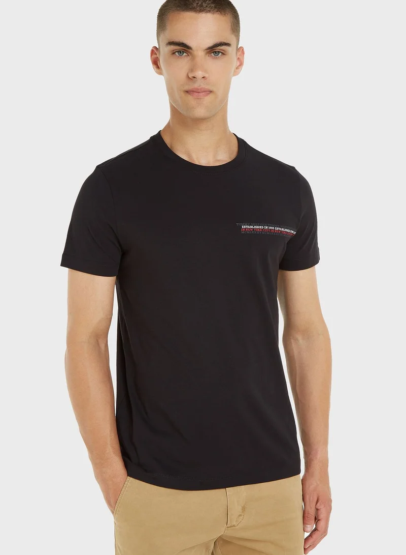 TOMMY HILFIGER Logo Crew Neck T-Shirt