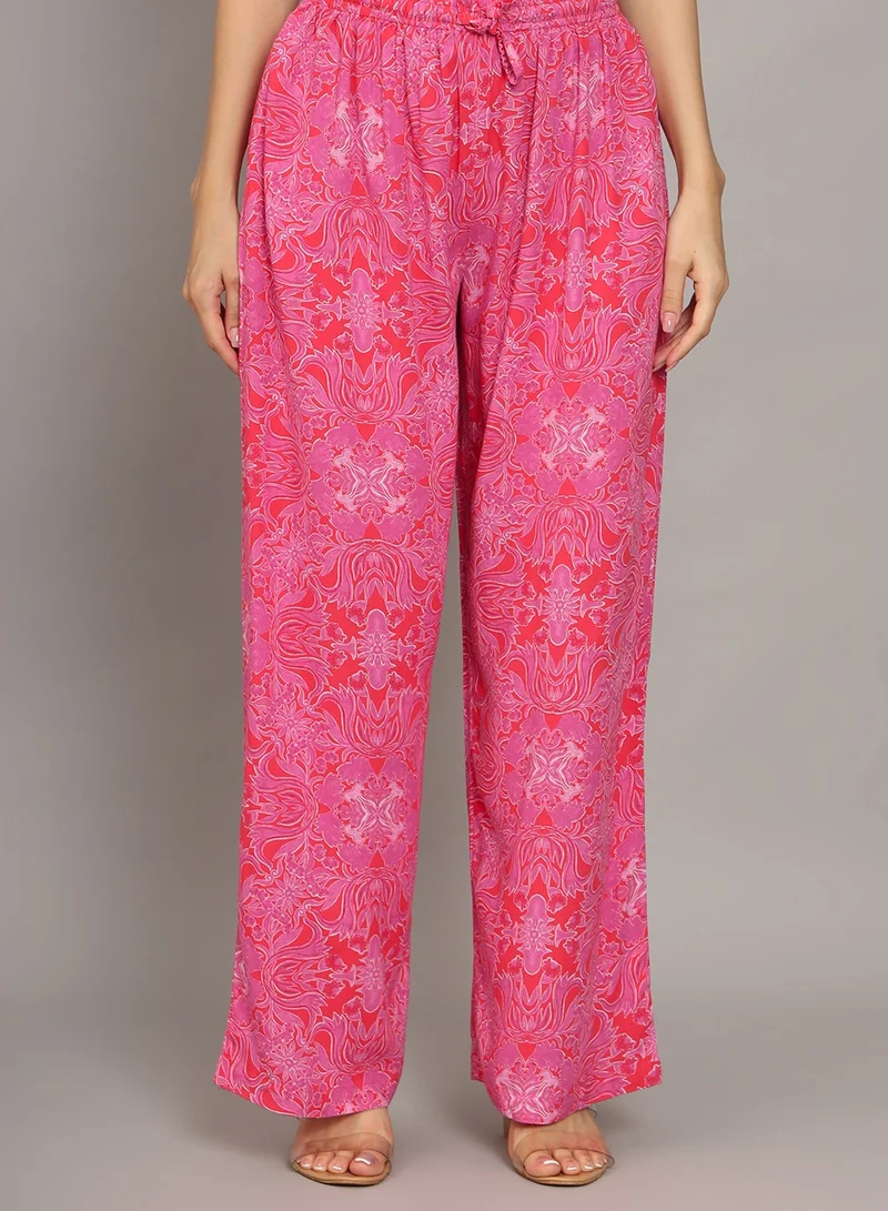 Alaya Printed Rayon Co-Ord Set for Women-AL4001