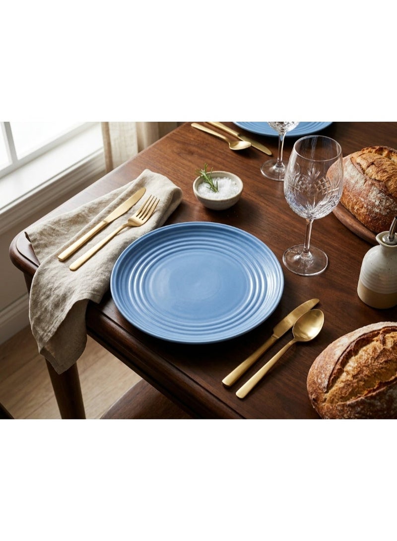 Ariane Fine Porcelain Coupe Plate, Premium Porcelain Tableware, Ocean - Image 3