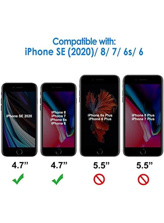 جي تيك عبوات من واقيات الشاشة لهاتف Iphone Se 3 2 2022 2020 Edition Iphone 8 Iphone 7 Iphone 6S وIphone 6 من فيلم الزجاج المقوى مقاس 4.7 بوصة - Image 2
