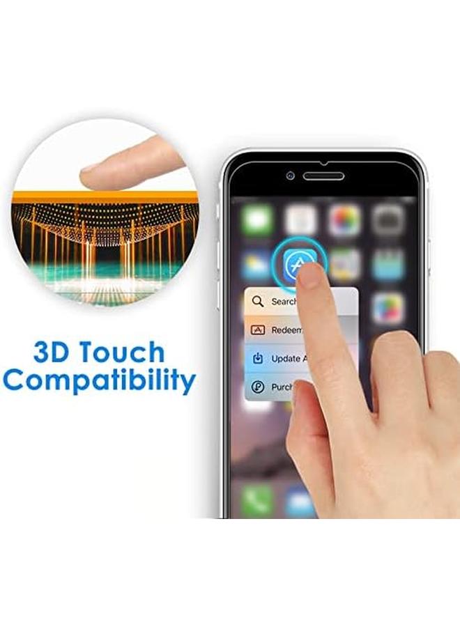 جي تيك عبوات من واقيات الشاشة لهاتف Iphone Se 3 2 2022 2020 Edition Iphone 8 Iphone 7 Iphone 6S وIphone 6 من فيلم الزجاج المقوى مقاس 4.7 بوصة - Image 5