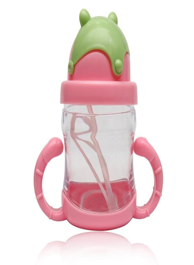 Alya The Cheeky Kidzz Premium Baby Straw Sipper 125ml for Feeding Water Milk Liquids Feeder Bottle (Design 608) - Image 4