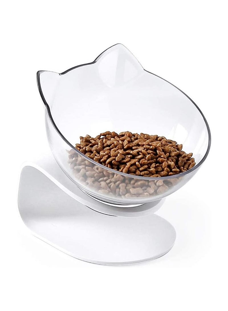وعاء طعام مرتفع للحيوانات الأليفة بزاوية 15 درجة مع حامل - Image 1