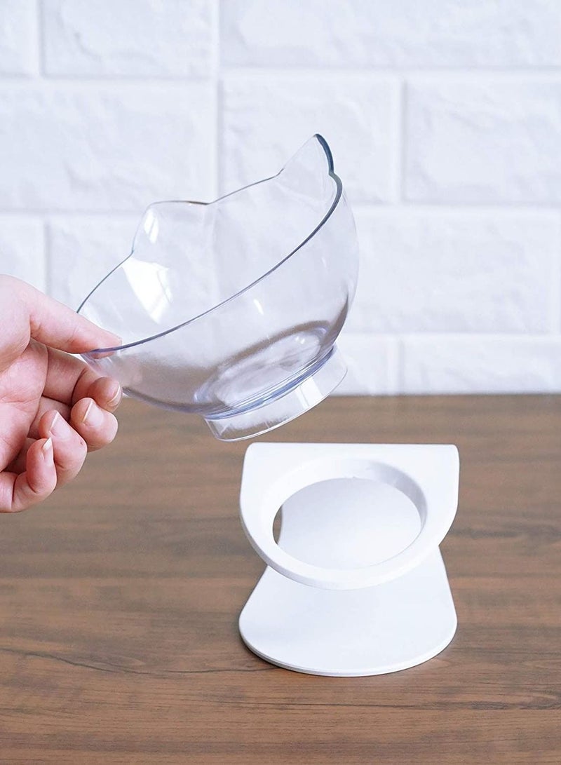 وعاء طعام مرتفع للحيوانات الأليفة بزاوية 15 درجة مع حامل - Image 4