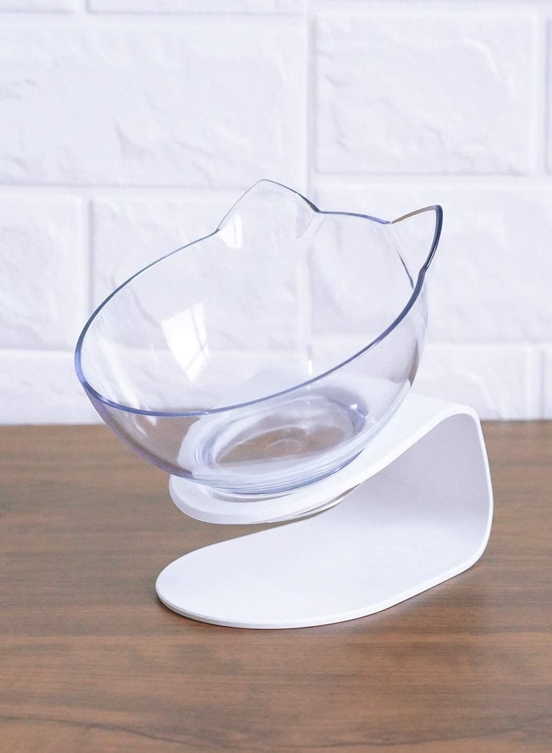 وعاء طعام مرتفع للحيوانات الأليفة بزاوية 15 درجة مع حامل - Image 2