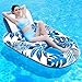 JCLEAL Pool Floats Lounger Inflatable Pool Floaties Rafts Adult Extra Large Recliner Tanning Lounge Chair Water Floaty with Backrest Footrest Cup Holder for Swimming Pool Beach Lake and Vacation - Image 3