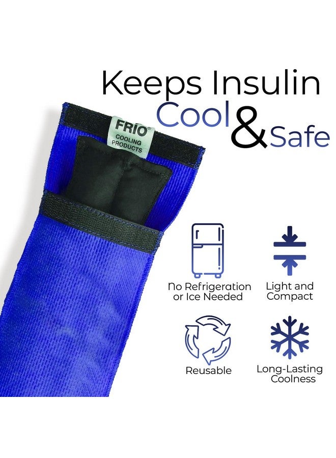 FRIO ® فردي: محفظة سفر لتبريد الأنسولين (زرقاء) لمرضى السكري مصنوعة في المملكة المتحدة - لا حاجة لحقائب الثلج، مرة أخرى! - Image 4