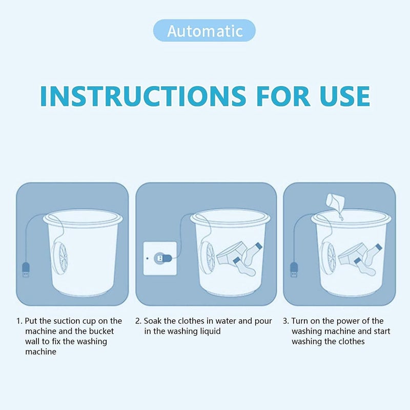 Spaceshoop Portable Safety Washing Machine Space Technology Smart Control for Fast and Efficient Washing Machine with Compact Dimensions and Stylish Design - Get It Now From Turkish Store - Image 2
