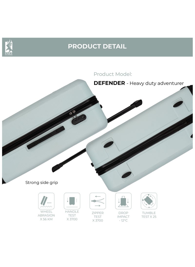 ايجل اكسبريس عربة ديفيندر ABS صلبة مقاس 28 بوصة باللون الأزرق السماوي - Image 4