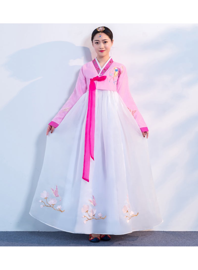 KUYING New Korean Traditional Long Sleeved Dress Cosplay Clothing  - Image 1